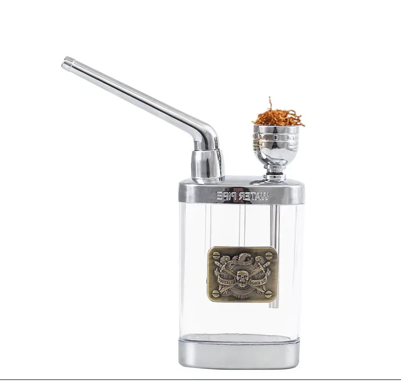 New Design Tar Filtration water Smoke Pipe Microfilter Portable Tobacco Pipe Creative Circulation Cigarette filter Smoking Tool