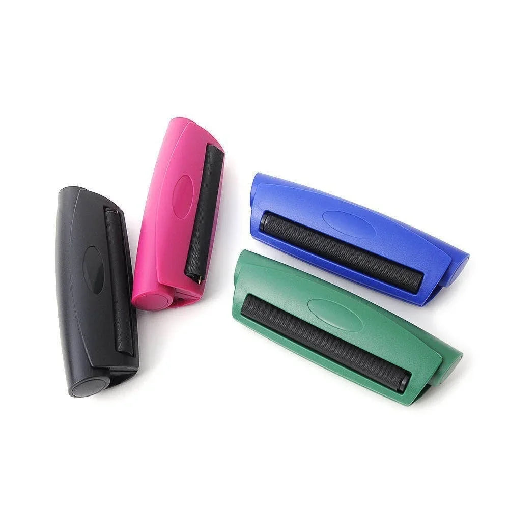 110mm Cigarette Rolling Machine with Tobacco Storage Tube for DIY Rolling Paper Wrapping Maker Smoking Accessories