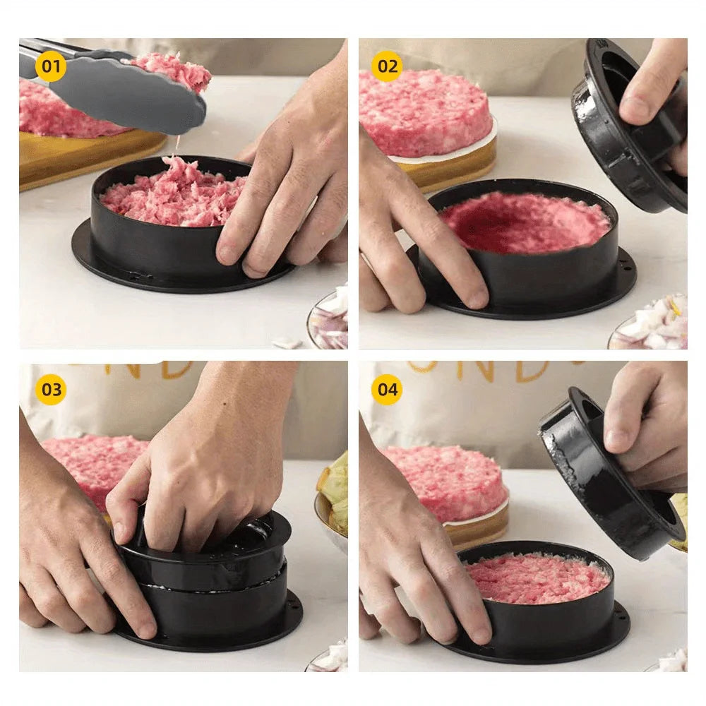 1 Set, Suitable for RV Kitchen, Non-stick Hamburger Machine, Meat Pie Machine Mold, Suitable for Meat Milk Cheese Vegetables