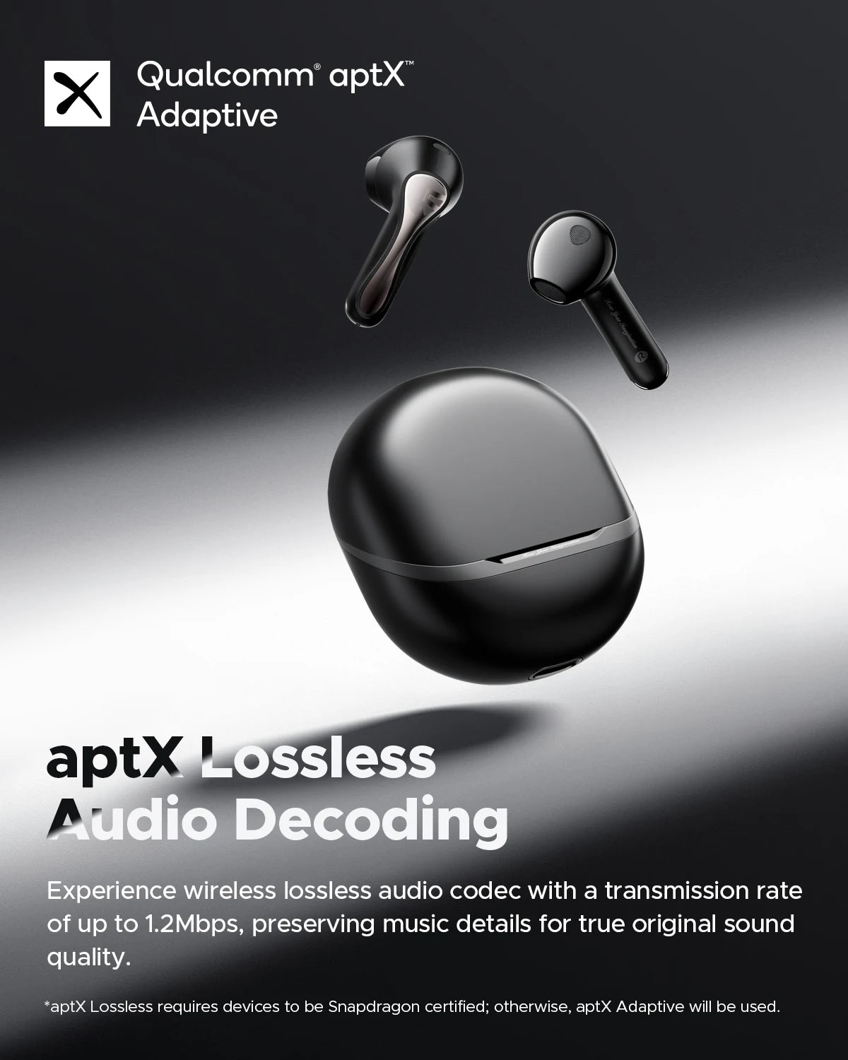 SoundPEATS Air5 ANC Bluetooth 5.4 Wireless Earbuds