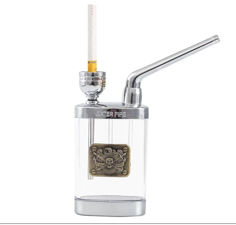 New Design Tar Filtration water Smoke Pipe Microfilter Portable Tobacco Pipe Creative Circulation Cigarette filter Smoking Tool