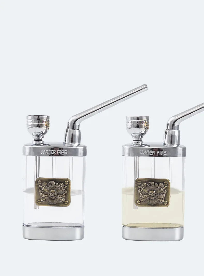 New Design Tar Filtration water Smoke Pipe Microfilter Portable Tobacco Pipe Creative Circulation Cigarette filter Smoking Tool