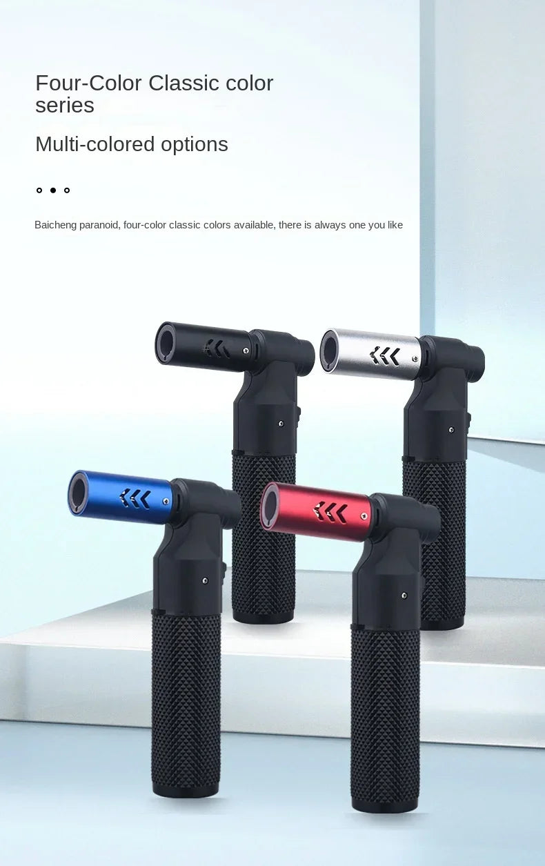 HONEST Gas Lighter Jet Butane Cigar Lighter Windproof Kitchen Tube Barbecue Metal Jewelry Welding Lighter Outdoor Gadgets ForMen