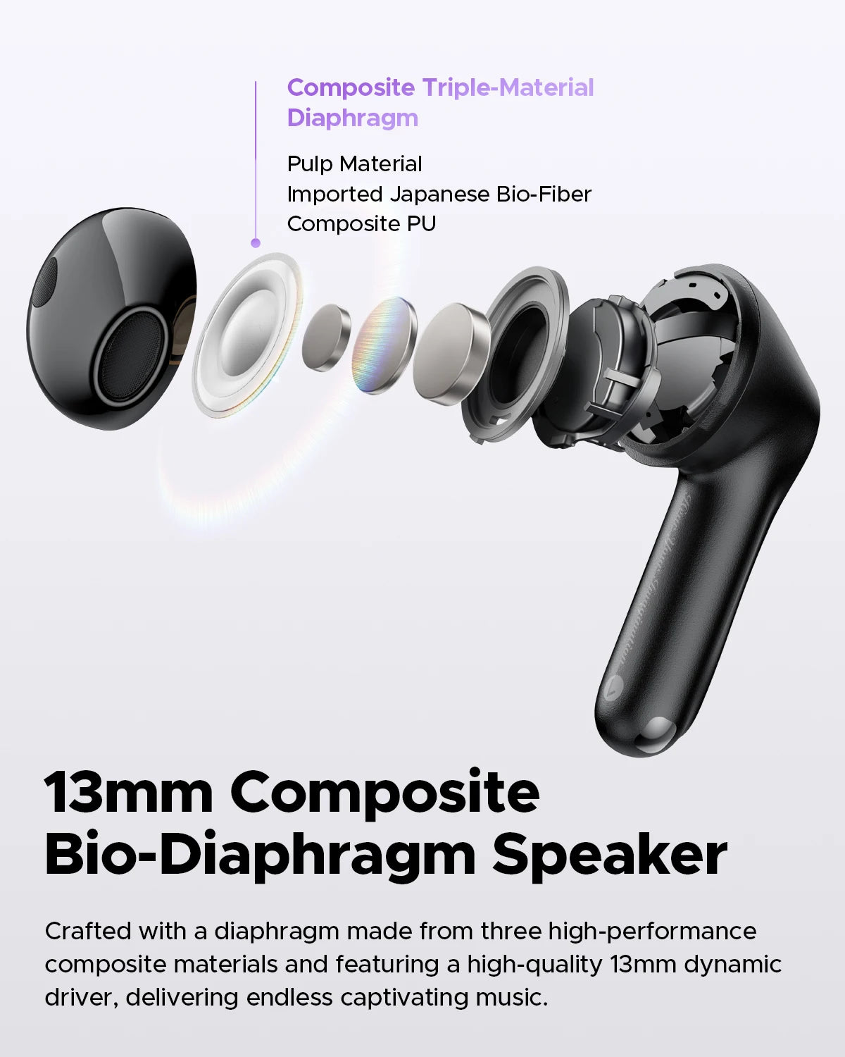 SoundPEATS Air5 ANC Bluetooth 5.4 Wireless Earbuds