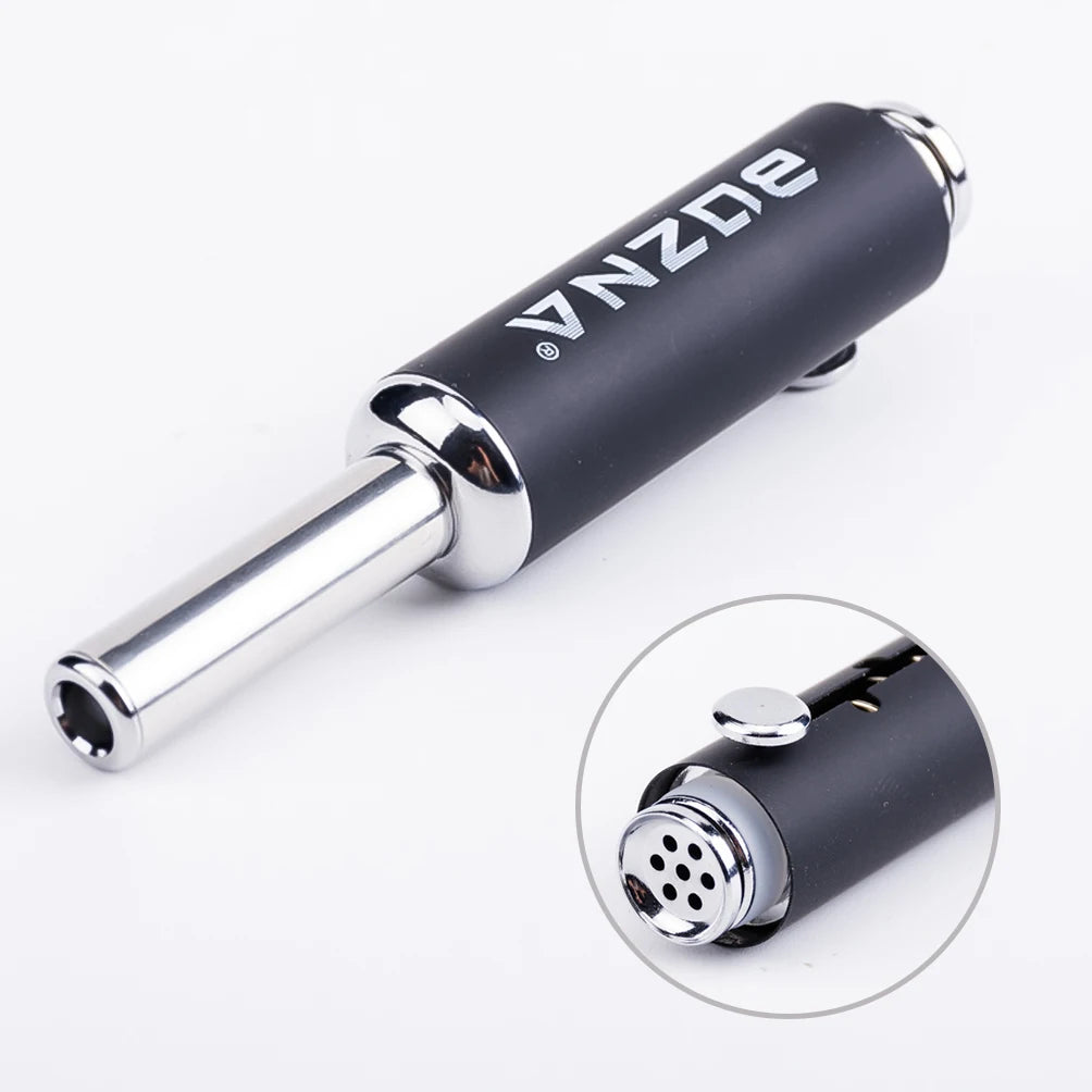 EDG Retractable Pipe Piston Tobacco Glass Tube Metal Strainer Dry Fired Cigarettes Set Tobacco Accessories For Men