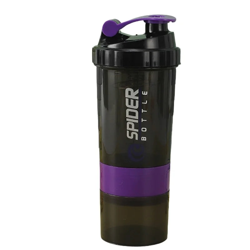 Creative Sports Shaker Cup Fitness Mixing Cup Fashion Trend Large Capacity Water Cup with Mixing Ball Convenient and Practical