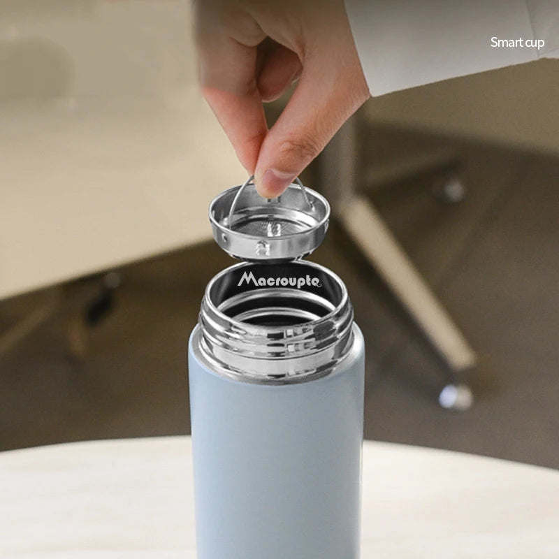 200ML Smart Thermos Water Bottle Stainless Steel Temperature Display Thermos Cup Mini Pocket Cup Vacuum Flasks Coffee Cup Gift