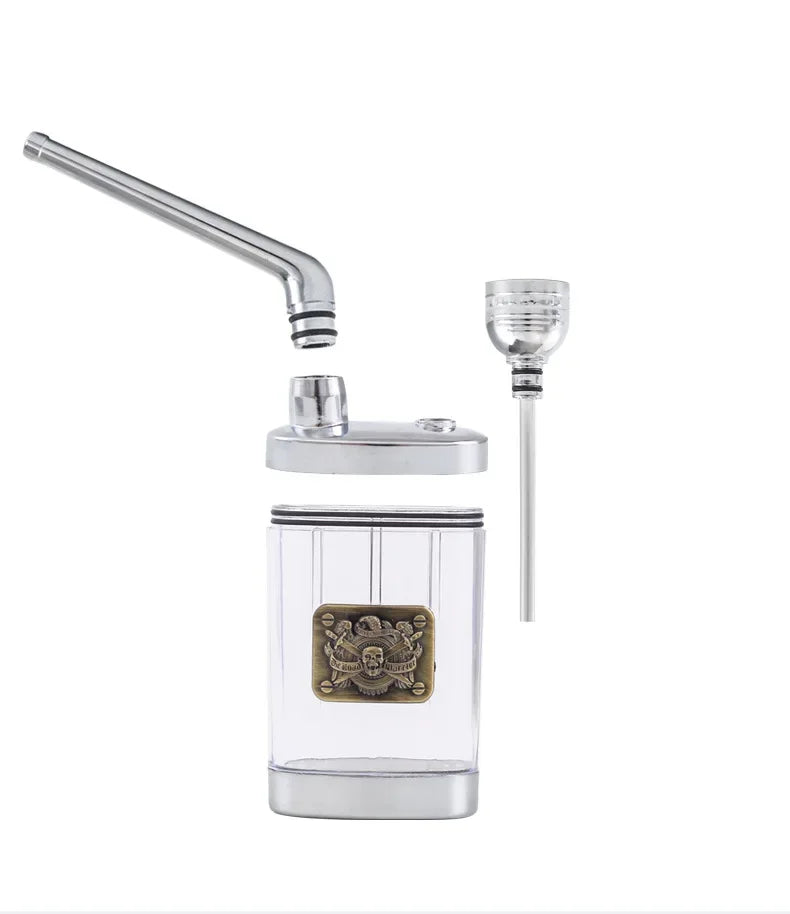 New Design Tar Filtration water Smoke Pipe Microfilter Portable Tobacco Pipe Creative Circulation Cigarette filter Smoking Tool