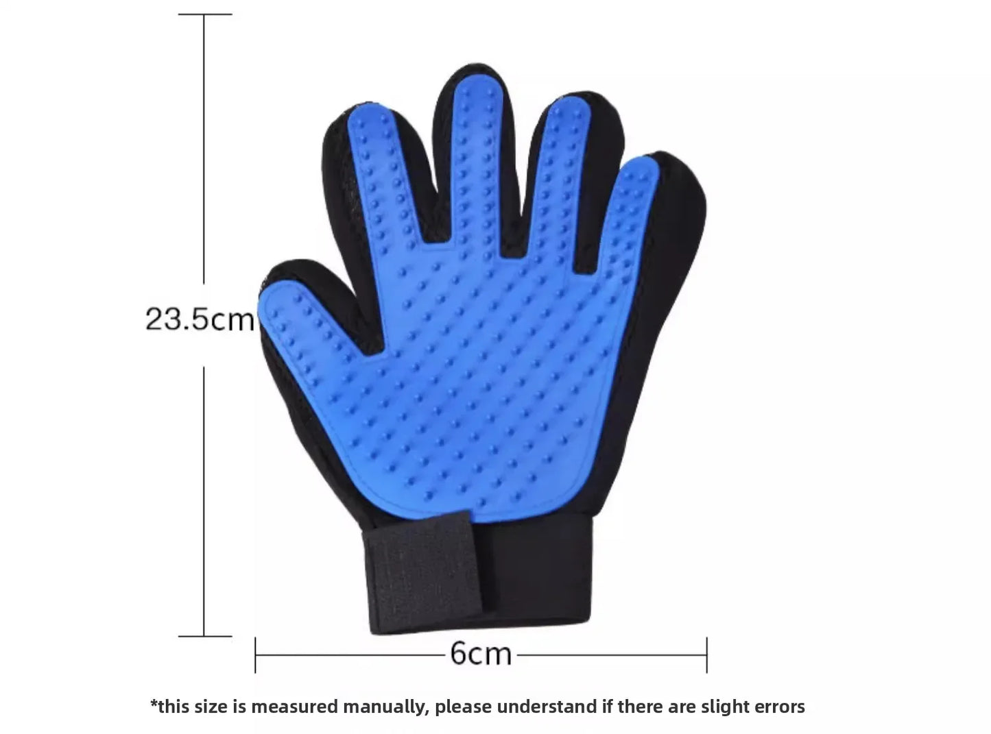 TPR Material Pet Grooming Gloves Hair Removal Mitt For Dogs Cats Bath Brush Massage Shedding Control Waterproof