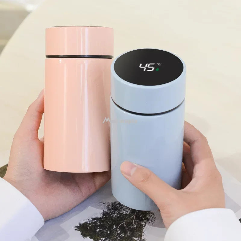 200ML Smart Thermos Water Bottle Stainless Steel Temperature Display Thermos Cup Mini Pocket Cup Vacuum Flasks Coffee Cup Gift