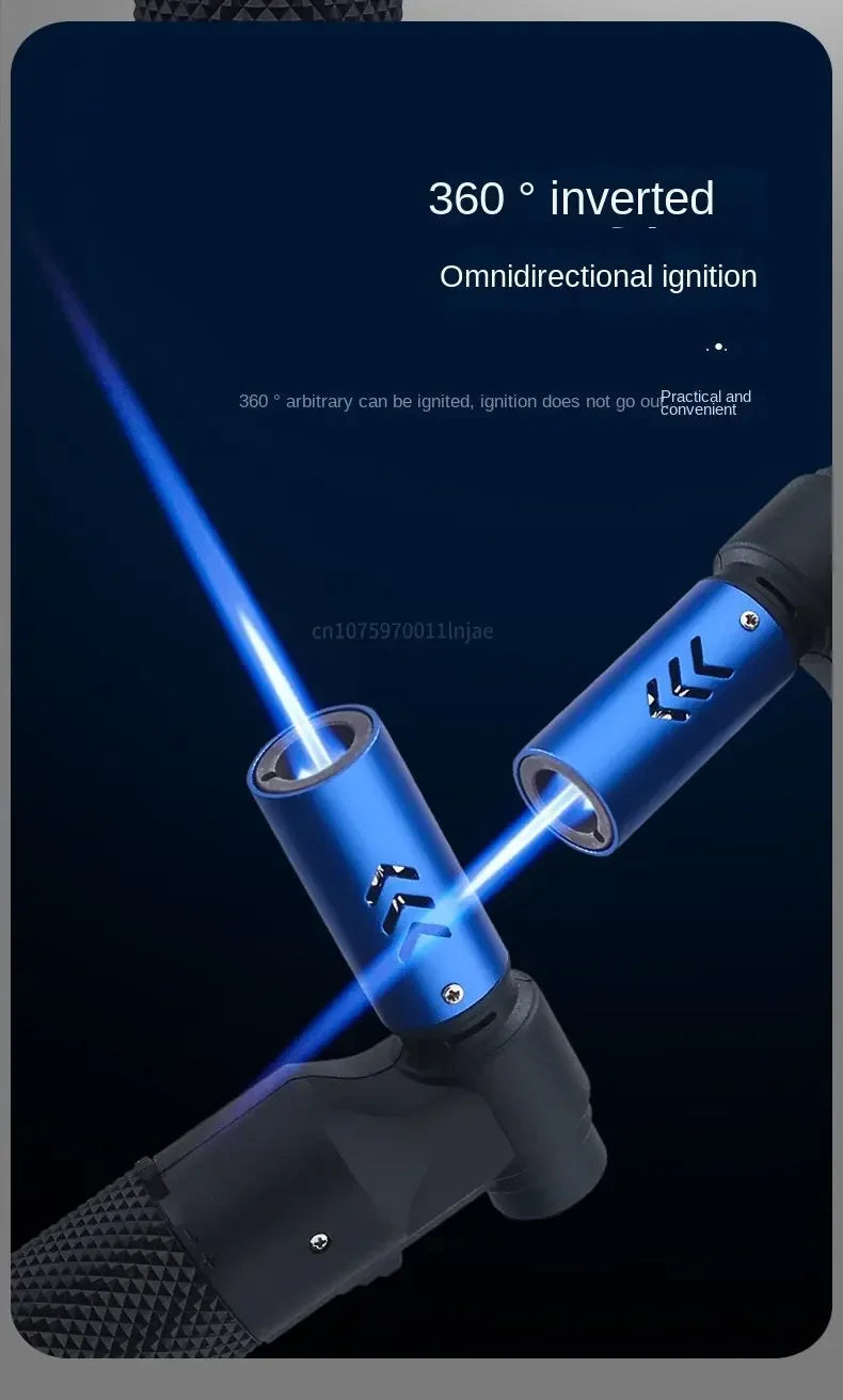 HONEST Gas Lighter Jet Butane Cigar Lighter Windproof Kitchen Tube Barbecue Metal Jewelry Welding Lighter Outdoor Gadgets ForMen